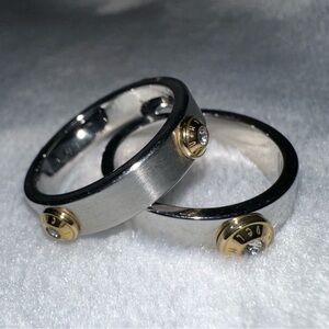 Henri Bendel Miss Stack Ring Silver